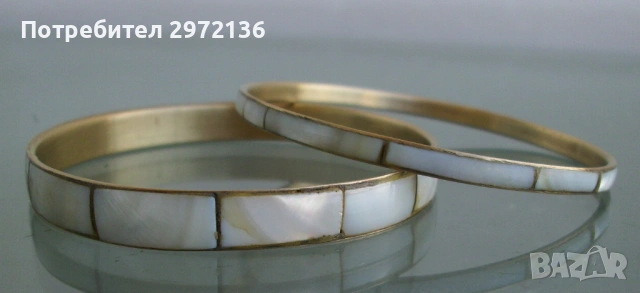 Гривни месинг и седеф , снимка 4 - Гривни - 53102071