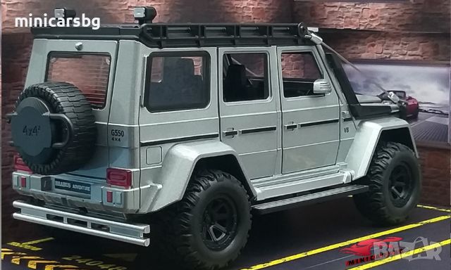 Метални колички: Mercedes-Benz Brabus G550 4X4 / G-Wagon, снимка 2 - Колекции - 45553541