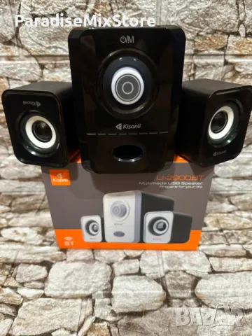 Скл5 Тонколони за компютър с Bluetooth Kisonli U-2900, снимка 2 - Тонколони - 48547620