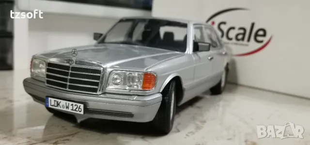 Mercedes Benz S-Class -W126 - iScale 1:18, снимка 1 - Колекции - 46914658