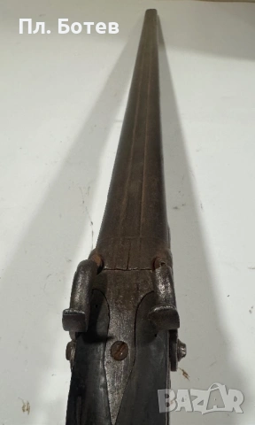 Двуцевна капсулна пушка, снимка 6 - Антикварни и старинни предмети - 54126386