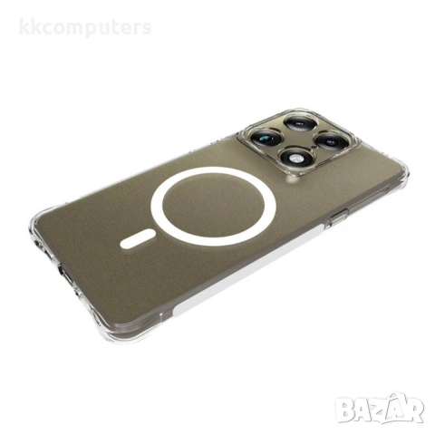 Магнитен Прозрачен Калъф за Motorola Signature 5G - TPU, Анти-drop, Удебелени ръбове, Вграден Магнит, снимка 2 - Калъфи, кейсове - 53633788