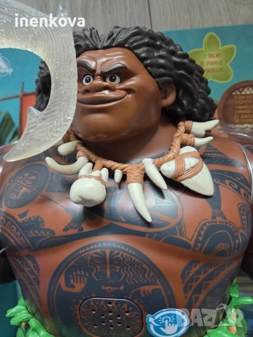 Мауи - Смелата Ваяна - Говореща оригинална кукла Disney Store , снимка 10 - Кукли - 43449982