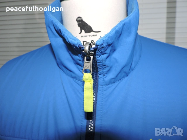 Schoffel мъжко синьо поларено яке за планина  с цип като ново, размер XL, снимка 4 - Якета - 53394369