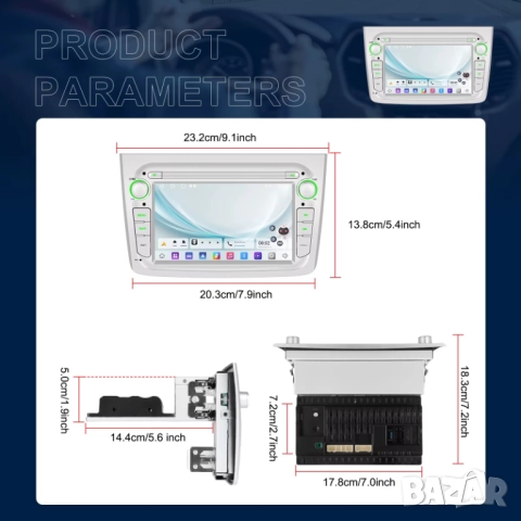 Мултимедия за Alfa Romeo MITO, навигация, Android, плеър, 2DIN, Андроид, двоен дин, Alfa Romeo MITO, снимка 11 - Аксесоари и консумативи - 52858504