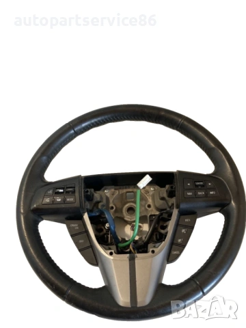 Кормилно колело с бутонни превключватели кожа MZR-CD за Mazda CX-7 2.2 (2011) 