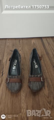 Обувки от естествен велур на MJUS, снимка 3 - Дамски обувки на ток - 45216908