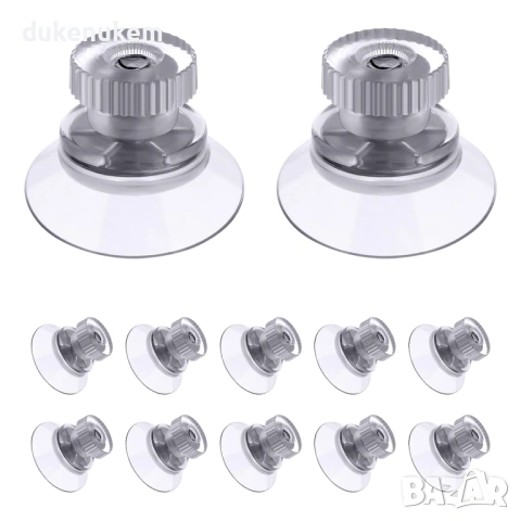 Комплект 12 броя вакуумни вендузи 25 мм с метална гайка