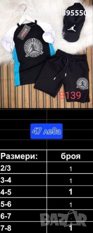 Детски летни екипи, снимка 9 - Детски комплекти - 45929085