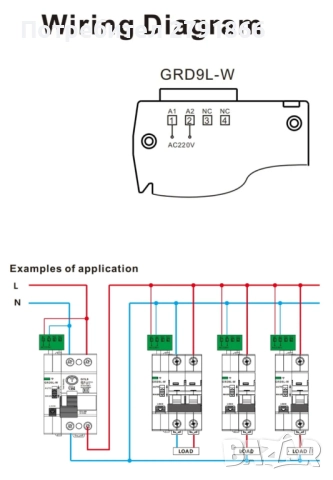 Дефектнотокова защита Geya GRD9L-W+GYL9 MCB/RCCB/RCBO WiFi 220V 2P 63A 30mA, снимка 7 - Друга електроника - 51836305