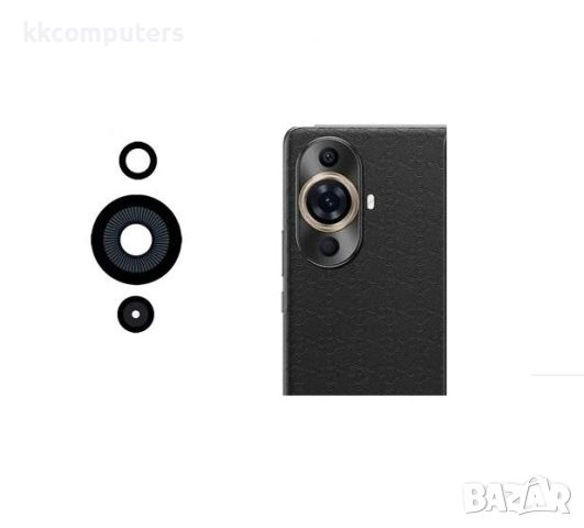 Стъкло камера за Huawei Nova 11 Pro / Черен / Баркод : 563534, снимка 1 - Резервни части за телефони - 46388923
