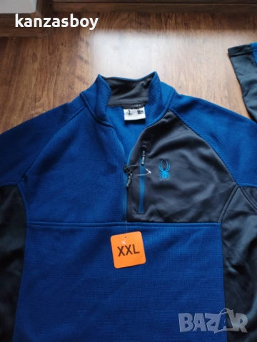 spyder men's gait half zip jacket - страхотно мъжко горнище НОВО БЕЗ ЕТИКЕТИ 2ХЛ, снимка 4 - Спортни дрехи, екипи - 53470195
