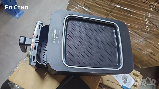 Air Fryer 32852A Две в 1/ 4.3L + top grill - 1500W (NEW)., снимка 13 - Фритюрници - 53586874