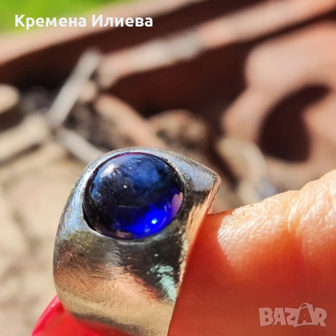 Сребърен пръстен , снимка 3 - Пръстени - 52590639