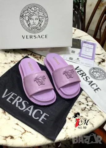 дамски чехли versace , снимка 2 - Чехли - 46914435