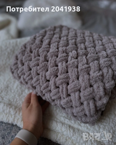 Плетено одеяло, снимка 6 - Спално бельо и завивки - 30112742