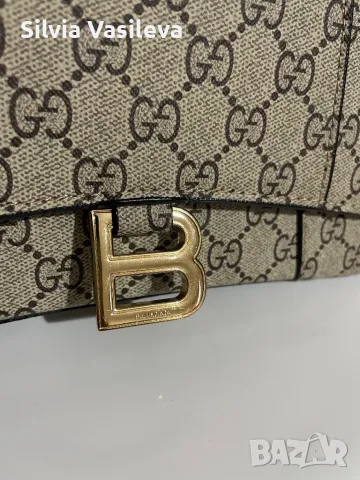 Дамска чанта Balenciaga x Gucci, снимка 6 - Чанти - 47388391