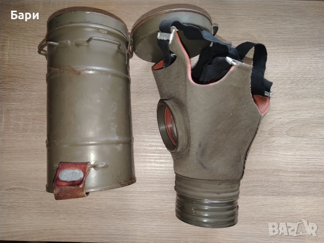 Стар противогаз от Финландия 1931г., снимка 2 - Колекции - 52863422