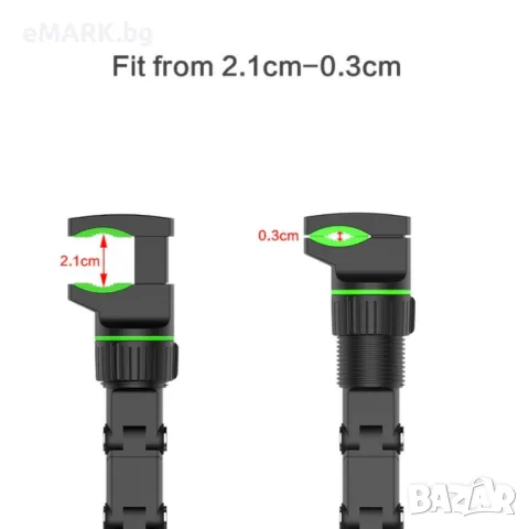 Поставка за телефон с дълга дръжка и 360 градусов регулируем държач за телефон, снимка 6 - Калъфи, кейсове - 47937049