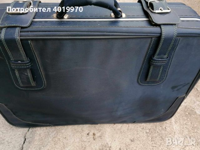Куфар в тъмно синьо, снимка 4 - Куфари - 45101433