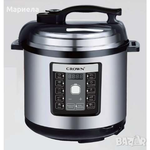 Мултикукър под налягане Crown CPC-506BF, 1000W, 6 л, 11програми