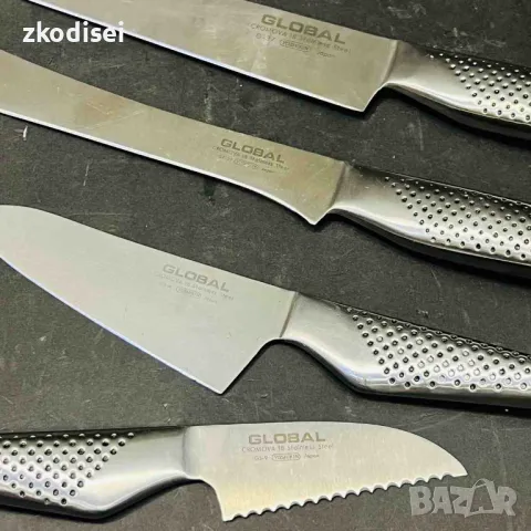Комплект 4 ножа GLOBAL GS-9/GF-27/GS-4/G-37, снимка 3 - Ножове - 50378582