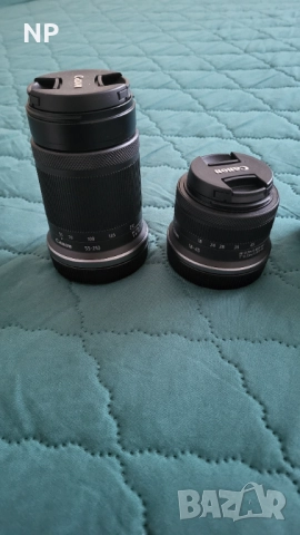 фотоапарат Canon EOS R50 + обектив Canon RF-S 18-45mm + обектив Canon RF-S 55-210mm f/5-7.1 IS STM, снимка 4 - Фотоапарати - 52646321