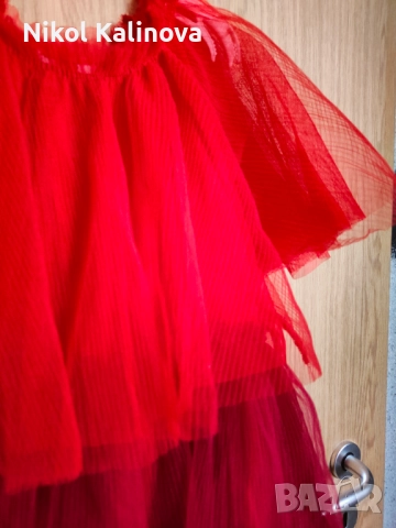 Рокля от тюл лимитирана колекция, снимка 2 - Детски рокли и поли - 52275143