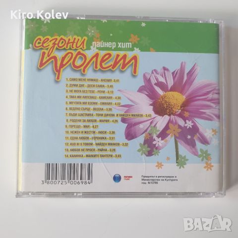 Пайнер Хит Сезони - Пролет 2003 сд, снимка 3 - CD дискове - 46624677