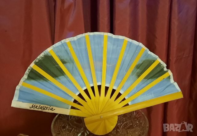 Декоративно сгъваемо опахало от Малайзия, снимка 2 - Декорация за дома - 46205738