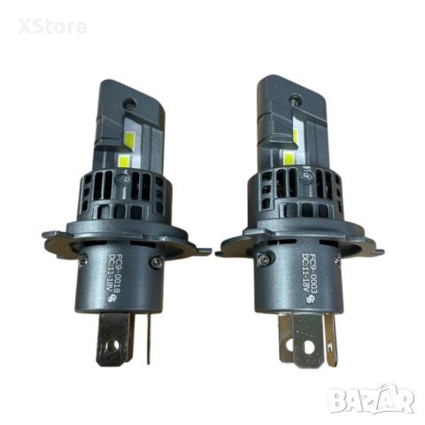 Универсални LED Крушки за Автомобил – E4X H4 / E4X H7 / E4S H7, снимка 4 - Аксесоари и консумативи - 52458137