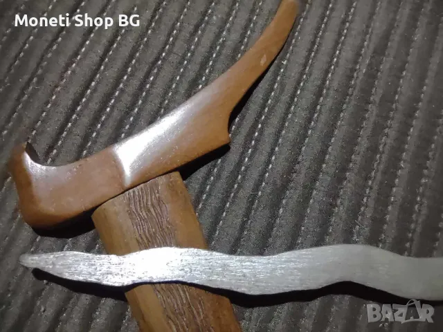 Кама за жертвопринушения с ликът на Гхатоткача, снимка 13 - Ножове - 49659545