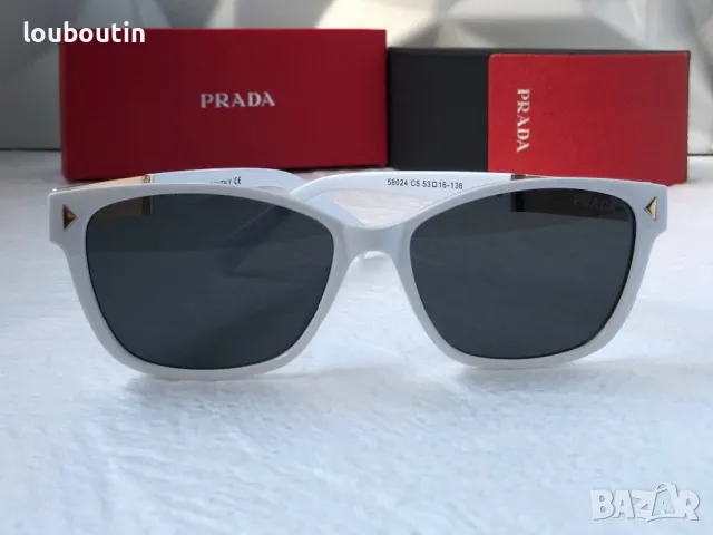 Prada дамски слънчеви очила 3 цвята черни бели, снимка 8 - Слънчеви и диоптрични очила - 46958732