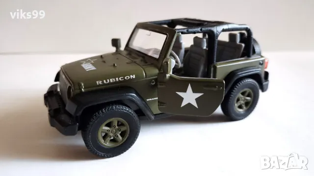 JEEP Wrangler Rubicon Welly - Мащаб 1:34-39, снимка 2 - Колекции - 47318443