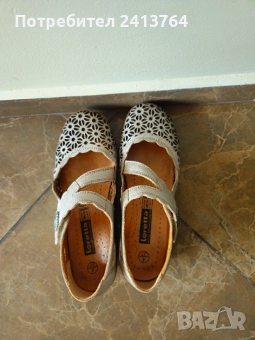 Отворени обувки, естествена кожа, български, 37, снимка 2 - Дамски ежедневни обувки - 54016099