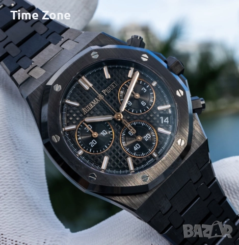 Audemars Piguet Royal Oak Chronograph 41mm Black Ceramic 50th Anniversary, снимка 4 - Мъжки - 52999444