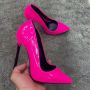 🤩⚡Стилни Дамски Обувки Лак На Ток Различни Цветове🩷⚡, снимка 1 - Дамски обувки на ток - 45298203