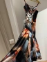Karen Millen Petite Lily printed tie up maxi dress Size XS, снимка 6
