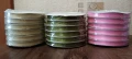 Ролки с ленти органза в три различни цвята., снимка 3