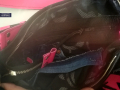 Розова кожена чанта,Джинсова дамска чанта,Голяма чанта от естествена кожа, снимка 5