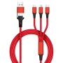 Кабел за зареждане на телефон/смартфон/таблет 3 в 1, снимка 1