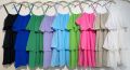 Феерични цветни рокли от шифон , снимка 1 - Рокли - 45513939