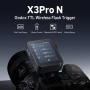 Godox X3 Pro N, 2.4G безжичен сензорен екран, предавател за светкавица, снимка 2