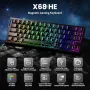 Нова Механична Клавиатура X68HE Hall Effect 0.01мм Активация RGB USB-C, снимка 2