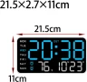 Електронен часовник – Мултифункционален дигитален, снимка 2