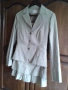 Нов сив  дамски костюм 42н, снимка 1