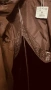 Уникален сет в кафяво: сако и топ с дантела , снимка 3