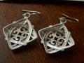 Посребрени дамски обеци, снимка 5