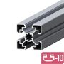 ОЛЕКОТЕН Конструктивен алуминиев профил 40х40 олекотен Слот 10 Т-Образен