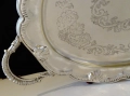 Викториански посребрен поднос JOHN'S silver Plate. , снимка 8